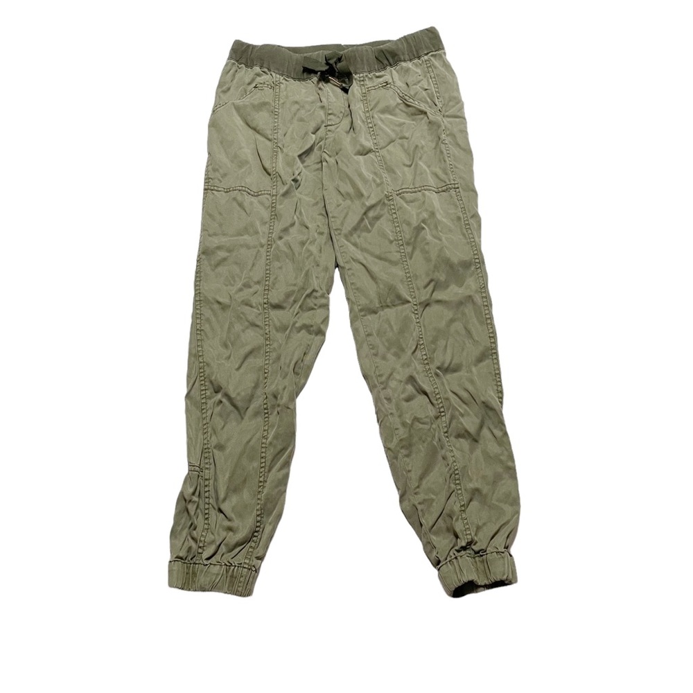 Hei Hei Anthropologie Army Olive Green Casual Cargo Jogger Pants Size XS - Picture 2 of 9
